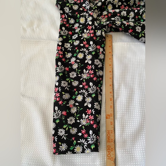 Alfred Dunner Blazer Spring Size 14 ditsy Floral Jacket Black - Picture 9 of 15